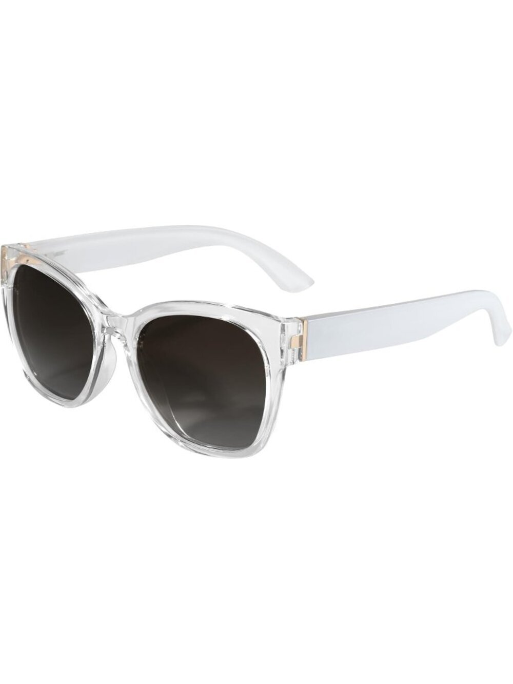 Women's Grey Oversized Cateye Polarized Sunglasses UV400 Protection Retro